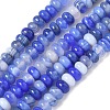 Natural Banded Agate Beads Strands G-F790-I01-01C-2