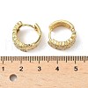 Heart Brass Micro Pave Cubic Zirconia Hoop Earrings EJEW-A132-10G-01-5