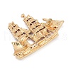 Sailing Boat Enamel Pins JEWB-D303-02G-3