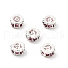 Brass Micro Pave Cubic Zirconia Beads KK-R216-10A-S03-1