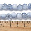 Crackle Glass Beads Strands X1-GLAA-U001-8mm-14-4