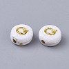 Plating Acrylic Beads X-PACR-R242-01Q-2
