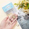 CHGCRAFT 40Pcs 4 Styles  304 Stainless Steel Leverback Earring Cabochon Setting Findings STAS-CA0001-33-3