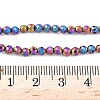 Electroplate Synthetic Magnetic Hematite Beads Strands G-A263-B01-02D-4