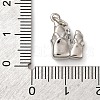 Brass Micro Pave Cubic Zirconia Pendants KK-P308-52P-3