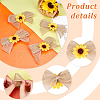 Linen Bowknot Ornament Accessories DIY-WH0430-069-4