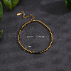 Natural Indian Agate Beads Stretch Bracelets for Women Men PH6456-8-1