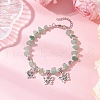Natural Green Aventurine Chip Beaded Bracelets BJEW-JB11819-02-1