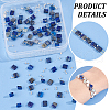  1 Strand Square Natural Lapis Lazuli Beads Strands G-NB0005-59-5