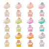 24Pcs 12 Colors Luminous Translucent Resin Cabochons DIY-TA0004-60-3