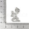 Brass Micro Pave Cubic Zirconia Pendants KK-M322-33P-3