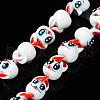 Handmade Bumpy Lampwork Beads Strands LAMP-Q031-014-1