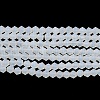 Imitation Jade Frosted Glass Bead Strands EGLA-A039-J4mm-MD05-1