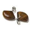 Natural Tiger Eye Pendants G-Z067-05P-08-3