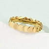 Flat Round 304 Stainless Steel Finger Rings RJEW-V001-01G-3