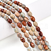 Natural Shoushan Stone Beads Strands G-N346-02B-07-1