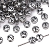 50Pcs Silver Plating Acrylic Beads PW-WG2E8AD-01-1