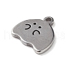 Non-Tarnish 304 Stainless Steel Pendants STAS-E190-02P-3