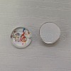 Glass Cabochons GLAA-WH0025-31A-12-1