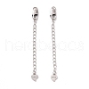 925 Sterling Silver Chain Extenders STER-D036-36AS-1
