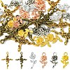 30Pcs 6 Styles Tibetan Style Alloy Pendants FIND-YW0005-08-1