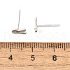 S925 Sterling Silver Stud Earrings EJEW-P305-02B-P-5