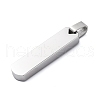 304 Stainless Steel Pendants STAS-U043-09P-2