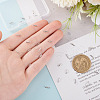 GOMAKERER 30Pcs 925 Sterling Silver Cord Ends FIND-GO0002-61-5