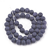 Synthetic Blue Goldstone Beads Strands G-T106-007A-3