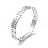 304 Stainless Steel Hinged Bangles for Women BJEW-A011-18P-3