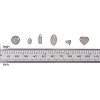 304 Stainless Steel Stamping Blank Tag Pendants Sets STAS-PH0007-01-4