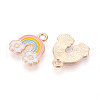 Alloy Enamel Charms ENAM-T022-26-2