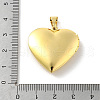 Brass Locket Pendants KK-C092-25G-09-3