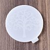 Tree of Life DIY Silicone Coaster Molds DIY-E073-03B-4