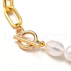 Mother's Day Jewellery Natural Baroque Pearl Keshi Pearl Beaded Necklaces NJEW-JN02905-4