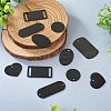 Beadthoven 30Pcs 6 Style Aluminum Pendants FIND-BT0001-23-6