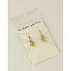 Trendy Glass Ball Dangle Earrings EJEW-JE00398-2