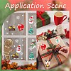 SUNNYCLUE 84Pcs 7 Styles Christmas Theme PVC Cabochons FIND-SC0011-36-5