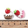 Opaque Resin Imitation Food Cabochons RESI-G085-05-3
