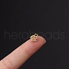 Brass Micro Pave Cubic Zirconia Cartilage Earrings WGF347E-10-1