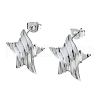 Tarnish Resistant 201 Stainless Steel Stud Earrings EJEW-K270-19P-1