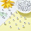 500Pcs 5 Styles Opaque Acrylic Beads MACR-YW0002-42-5