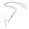 Stainless Steel Slider Necklace Making AJEW-JB00476-1