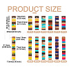  24Pcs 12 Styles Translucent Resin & Walnut Wood Big Pendants RESI-TA0002-05-4