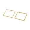 Brass Beads Frames KK-M288-01G-G-2