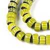 Handmade Millefiori Glass Beads Strands LAMP-T021-27A-01-3