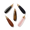 Natural & Synthetic Mixed Stone Pendants PALLOY-JF00893-1