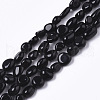 Natural Black Obsidian Beads Strands G-R465-34-1