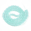 Baking Painted Glass Beads Strands DGLA-N007-01I-2