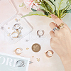 Unicraftale DIY Star Charm Cuff Ring Making Kit STAS-UN0051-40-4